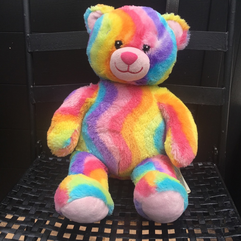 Rainbow Bear “ Build a Bear”